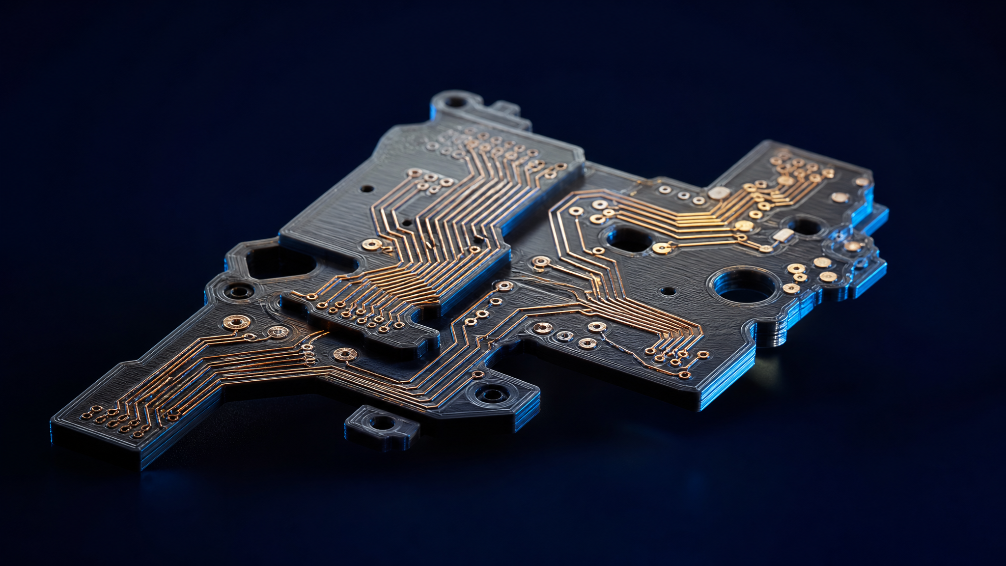 Printed PCB structure