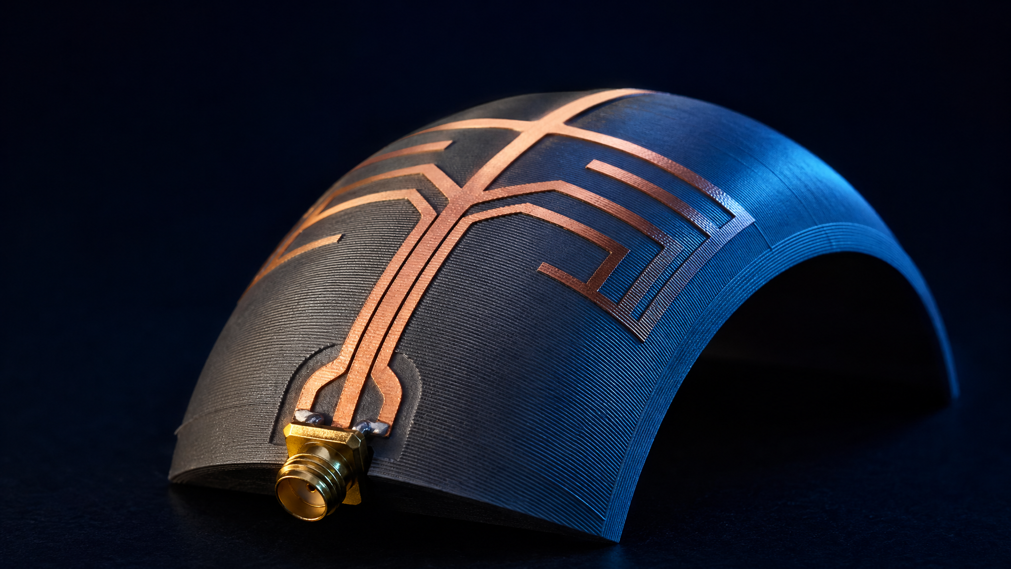3D printed antenna structure